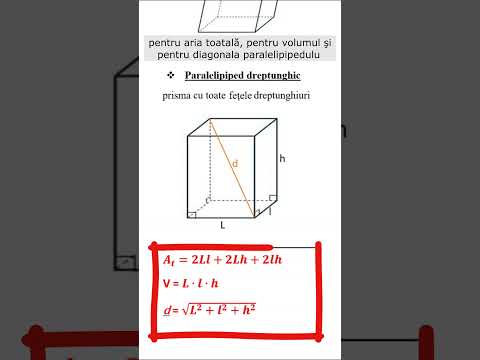 Geometrie in spatiu - Paralelipiped