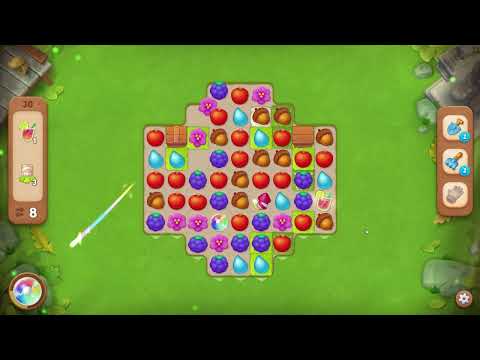 Gardenscapes - Level 30 Gameplay | Candy Girl