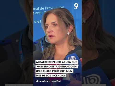 Alcalde de Penco acusa que gobierno "está entrando en un gallito político" a un mes de los incendios