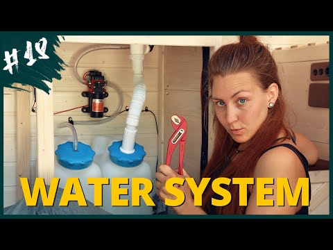 Super simple RUNNING WATER for your van | Van Build #18