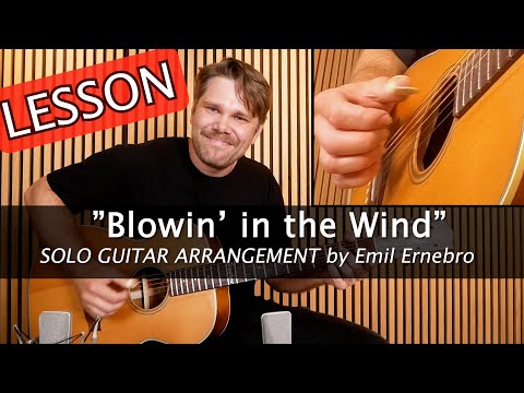 LEZIONE DI CHITARRA SOLO "Blowin' in the Wind"