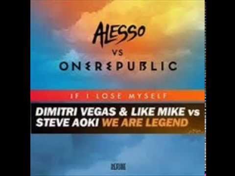 Alesso vs. One Republic vs. Dimitri Vegas & Like Mike & Steve Aoki - If I Lose Myself