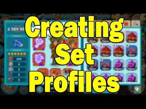 Hustle Castle Creating Set Profiles - This can help you with your talents!