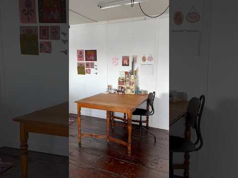 A tour of my art studio! 🎨 #artist #studio #art #painting #diy