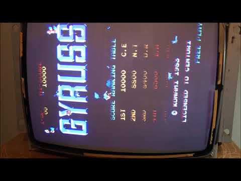 1983 Konami/Centuri Gyruss Arcade PCB Repair