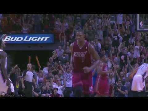 (Copyright Dawk Ins) Chris Bosh 22 points (3 clutch shots) vs Charlotte (Full Highlights