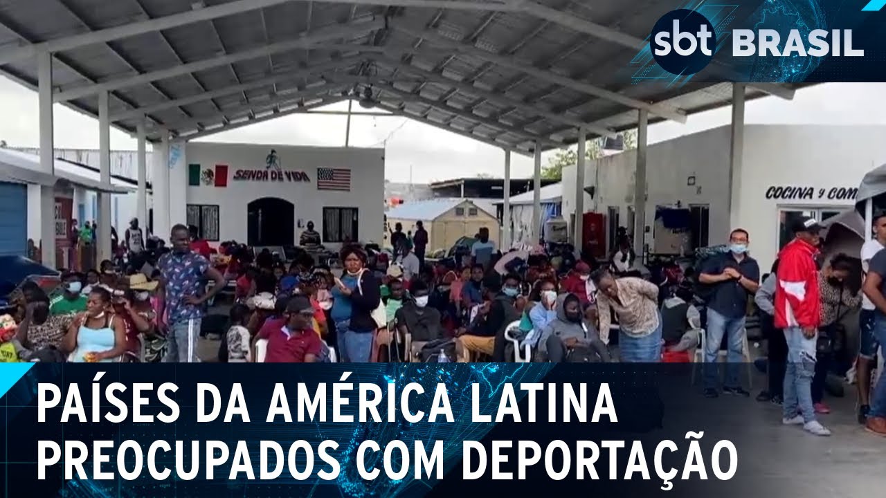 Países latinos manifestam preocupação com deportações em massa | SBT Brasil (18/01/25)