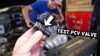 HOW TO TEST PCV VALVE JEEP CHEROKEE, COMPASS, RENEGADE