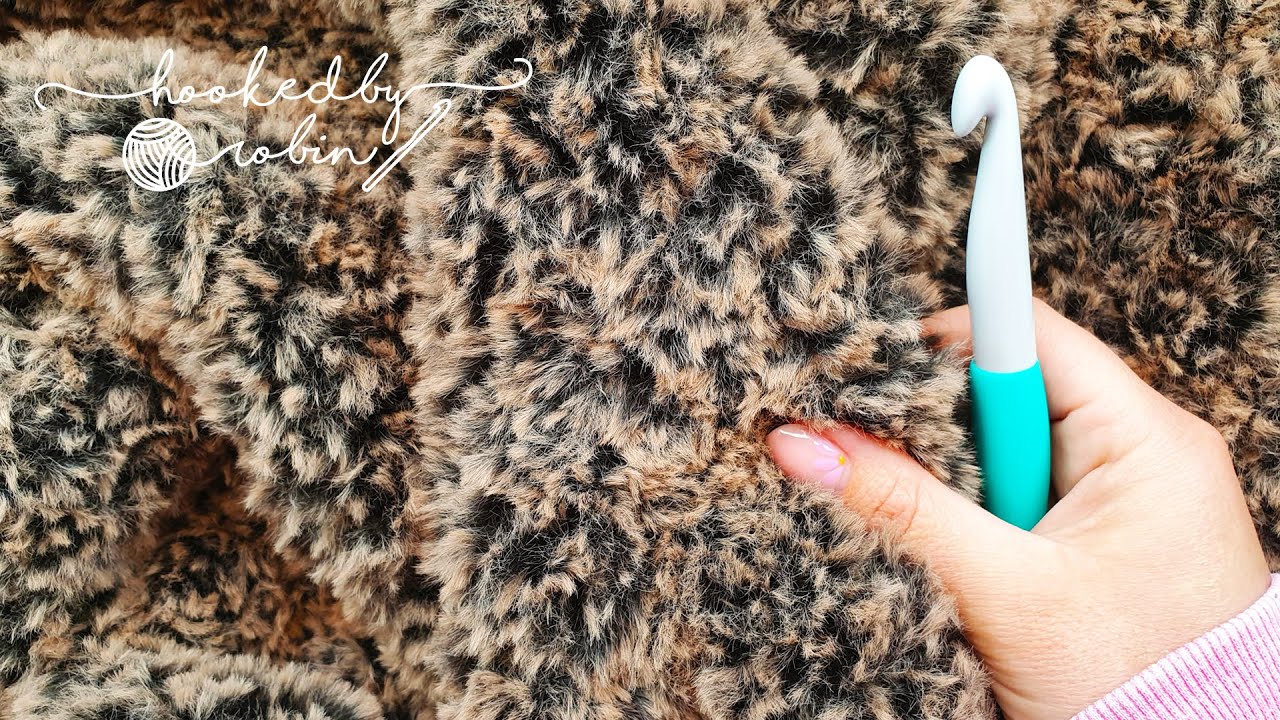 The EASIEST & BEST Crochet Stitch for Faux Fur Yarn ❤
