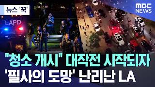 미국 경찰 청소 작전