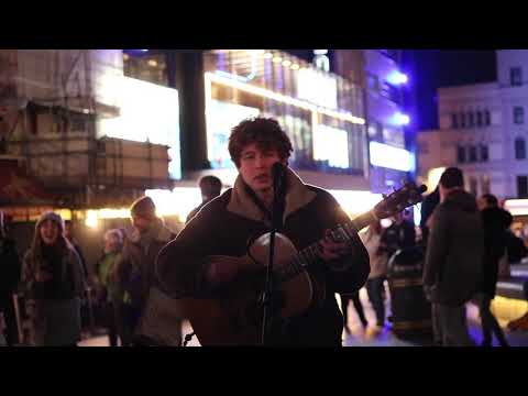 Coldplay - Every Teardrop is a Waterfall - Loop Pedal Cover | Andrew Duncan Street Show