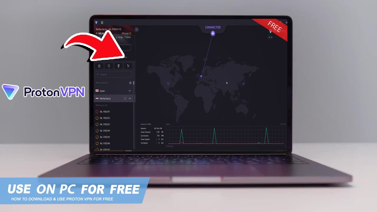 Proton VPN download and setup on a PC laptop
