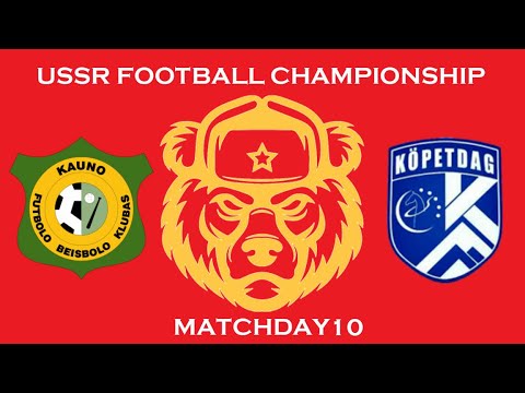 Matchday 10. FC KAUNAS 1:1 FC KOPETDAG