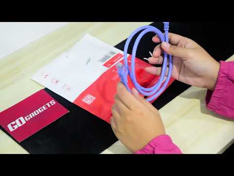UNBOXING | Unitek UTP Cat6 RJ45 (8P8C) Ethernet Cable Blue 1M Y-C809ABL | GO GADGETS