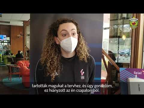 2021.03.19. Sopron Basket - LDLC ASVEL Feminin, Beharangozó: Aleksandra Crvendakic