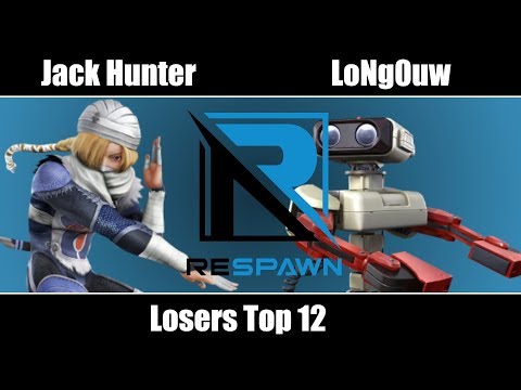 Respawn5 - Jack Hunter (Sheik) Vs. LoNg0uw (ROB) - Losers Top 12 - Smash WiiU