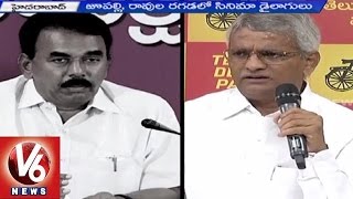War of Words | Jupally Krishna Rao Vs Ravula Chandrashekar | Palamuru Irrigation Project - V6 News