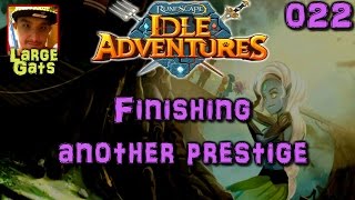 Finishing another prestige - RuneScape Idle Adventures