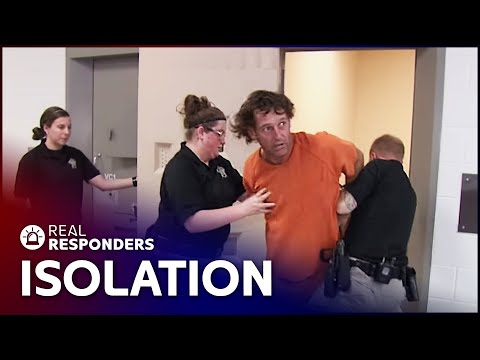 Disruptive Suspect Thrown In Isolation Cell | Jail Big Texas | Real Responders
