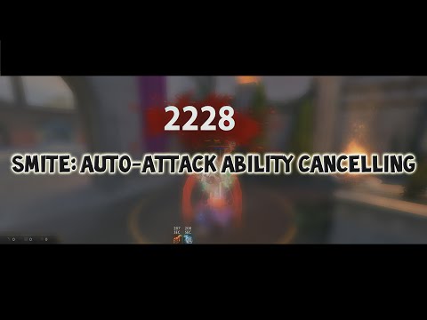 Smite: Auto-Attack Ability Cancelling