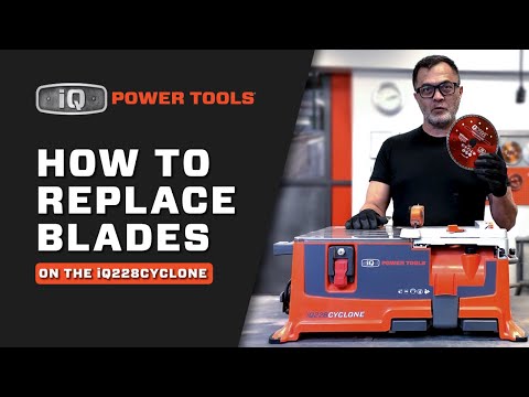 How to Replace Blades on the iQ228CYCLONE