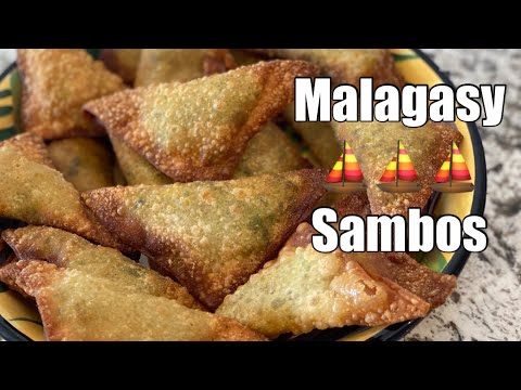 Sambos of Madagascar 🇲🇬 Street Food | Malagasy Samosas | Madagascar African Island Cooking