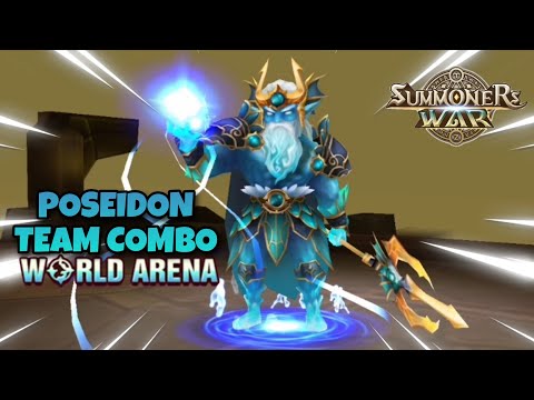 Poseidon Team Combo in World Arena Ep. 8 - Summoners War