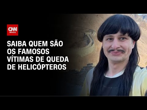 Oliver Tree, Lucas Frota e Gaspi; conheça os famosos vítimas de queda de helicópteros | LIVE CNN