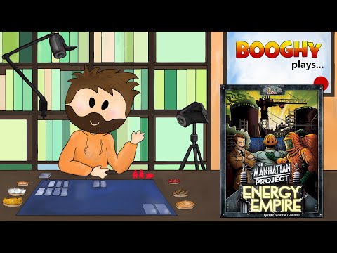 Booghy plays... Manhattan Project - Energy Empire(3p, Rules, Playthrough, Review)