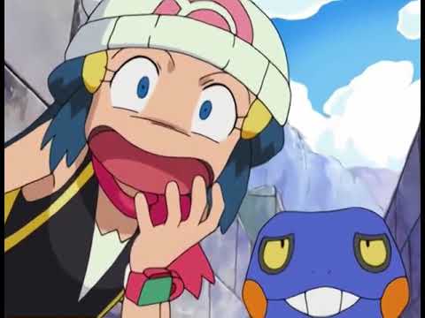 Pokémon DP: Croagunk saves Dawn 🥺🌸💗