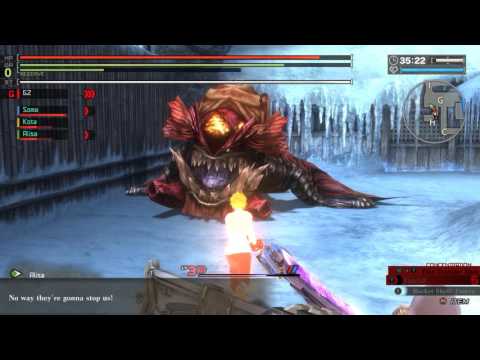 God Eater Resurrection Rank 13 Story Mission 105 Snow Firefly Playthrough
