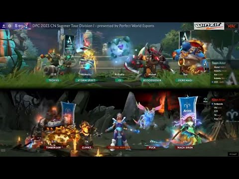 DPC CN 2023 Tour 3 | Division I | Team Aster vs Aster Aries - Game 1