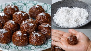 Coconut Jaggery Laddu Sweets | Narkel'er Naru | Coconut Laddu Sweets