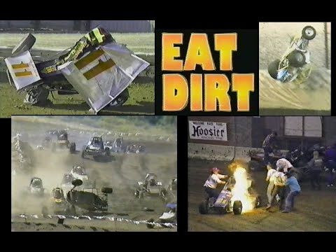 Thumbnail for EAT DIRT! RACING CRASHES! SPRINT CARS, MOTORCYCLES, OFF ROAD RACING ACCIDENTS! VHS TAPE 720p HD by vhs