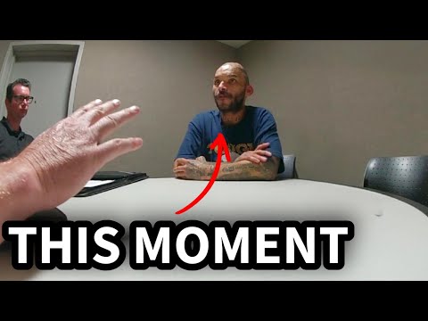 The moment he realized they knew he was lying!