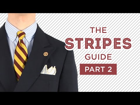 How To Wear & Pair Stripes in Menswear - Part II