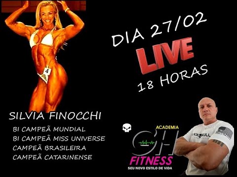 LIVE COM SILVIA FINOCCHI UMA DAS MAIORES ATLETAS DO PAÍS.