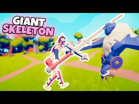 GIANT SKELETON VS EVERY FACTION (CUSTOM) | TABS MODDED GAMEPLAY