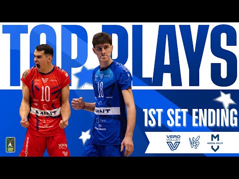 THRILLING 1ST SET ENDING | Vero Volley Monza vs Valsa Group Modena
