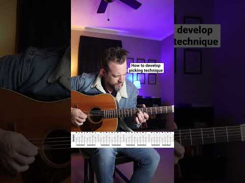 How to develop flatpicking technique #acousticguitar #bluegrass #flatpicking
