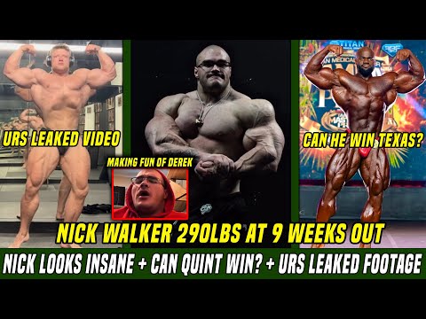 Nick Walker is MASSIVE & SHREDDED 9 Weeks Out + Can Quinton Win Texas? + Did Urs Make Progress??