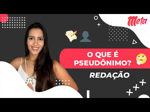 O que é pseudônimo ? | META IFRN