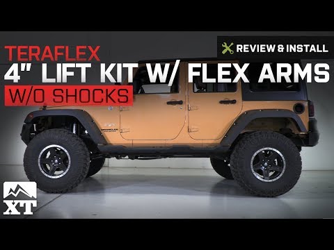 Jeep Wrangler Teraflex 4" Lift Kit w/ Flex Arms (2007-2017 JK 4-Door) Review & Install