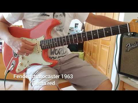 Fender Stratocaster 1963 Fiesta red image 25