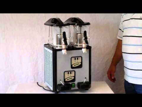 Donper USA XC212 Bowl Type Residential Frozen Slushy & Granita Beverage Machine w/1.6 gal - Double 7 image