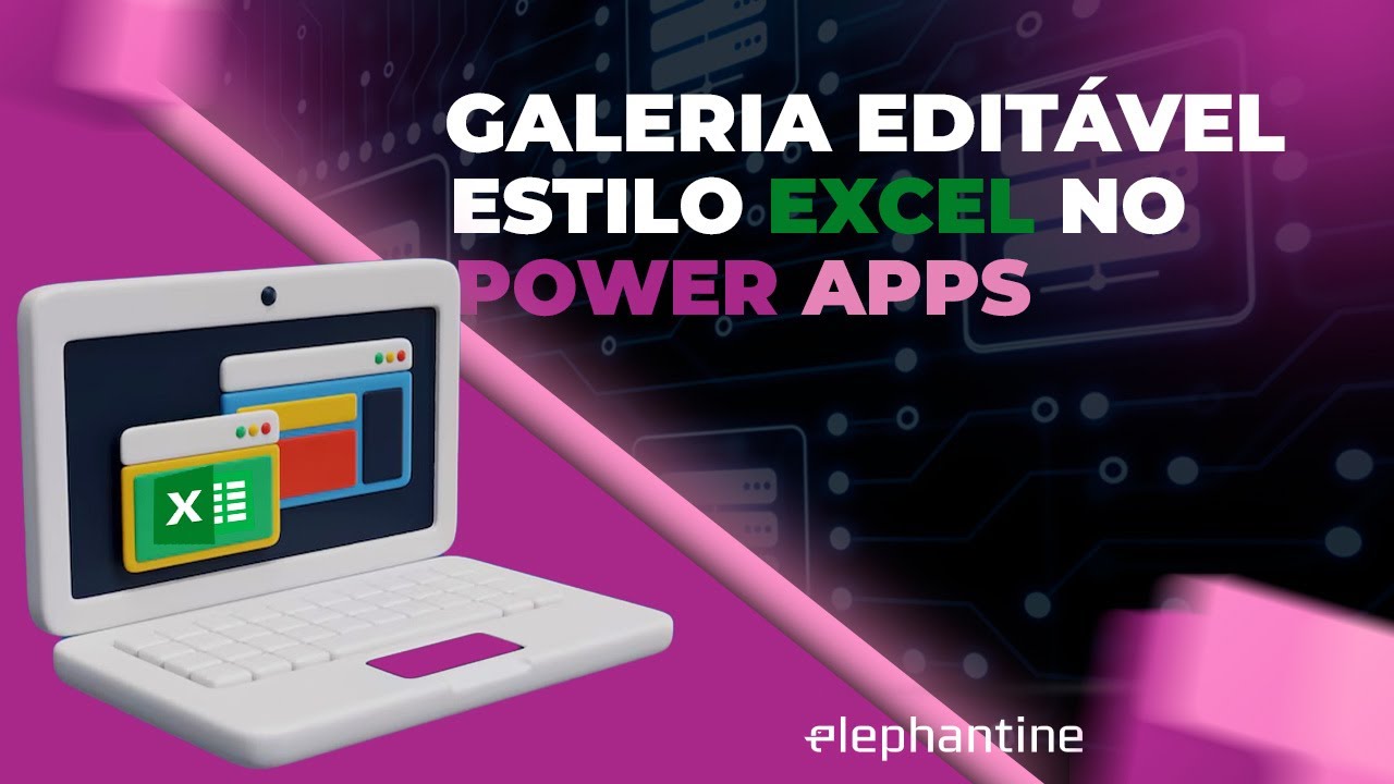 GALERIA EDITÁVEL ESTILO EXCEL NO POWER APPS! #powerapps #excel