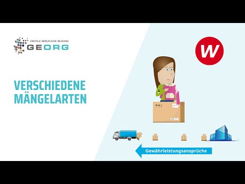 Verschiedene Mängelarten | GEORG - Digitale Berufliche Bildung