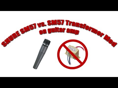 Shure SM57 Transformer Mod Comparison on Guitar Amp