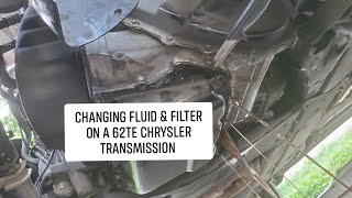 Fluid and Filter Change on a Chrysler 62te automatic transmission