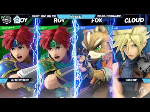 Gwinnett Brawl April 2019 - SaltOne/Hyper vs Cardd/Zeedy - Doubles W. Round 2